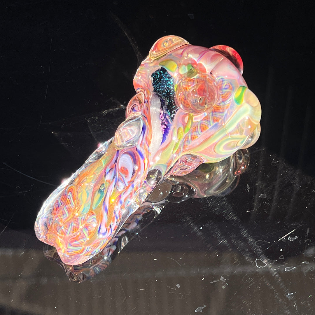 Molten Twisted Chaos Spoon Glass Pipe Molten Imagination