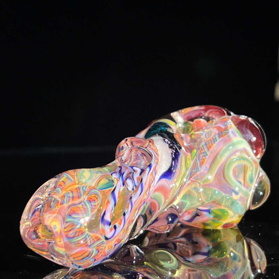 Molten Twisted Chaos Spoon Glass Pipe Molten Imagination