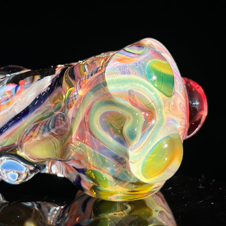 Molten Twisted Chaos Spoon Glass Pipe Molten Imagination