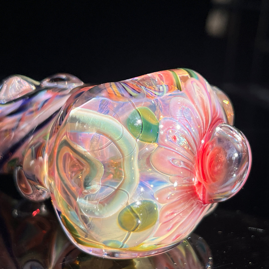 Molten Twisted Chaos Spoon Glass Pipe Molten Imagination