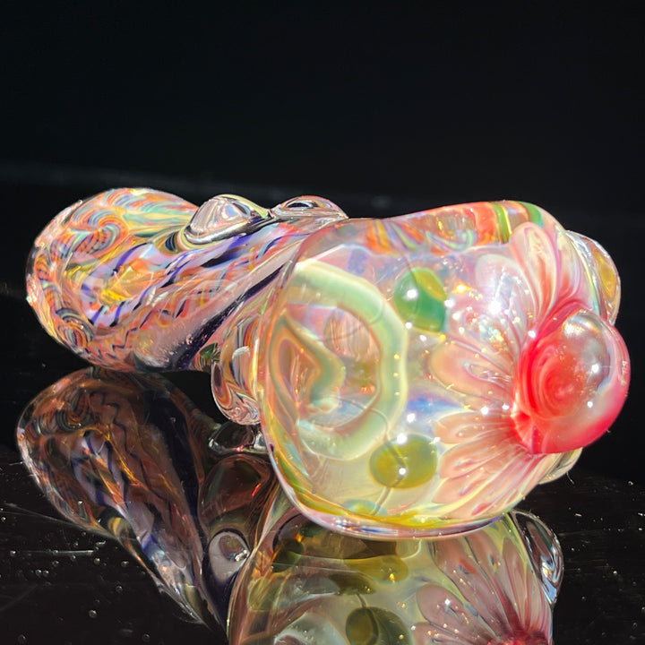 Molten Twisted Chaos Spoon Glass Pipe Molten Imagination