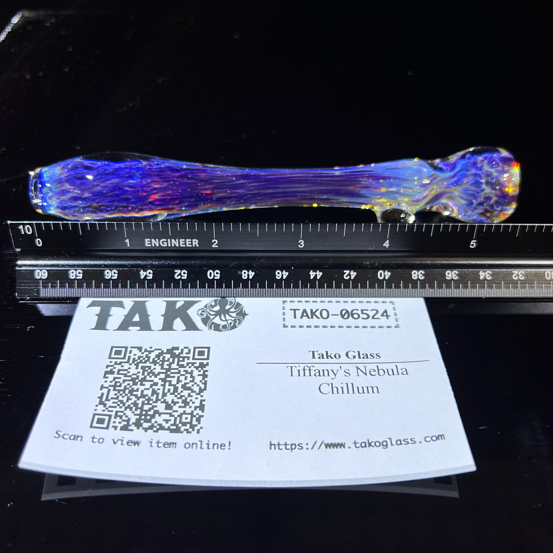 Tiffany's Nebula Chillum Glass Pipe Tako Glass   