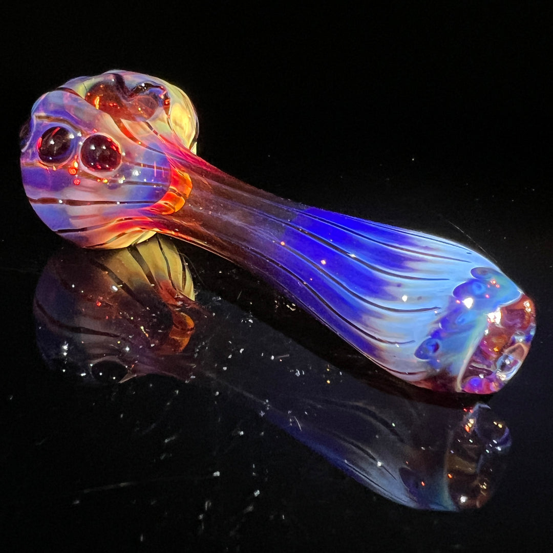 Left Handed Purple Creek Starlink Pipe Glass Pipe Taggart Glass   