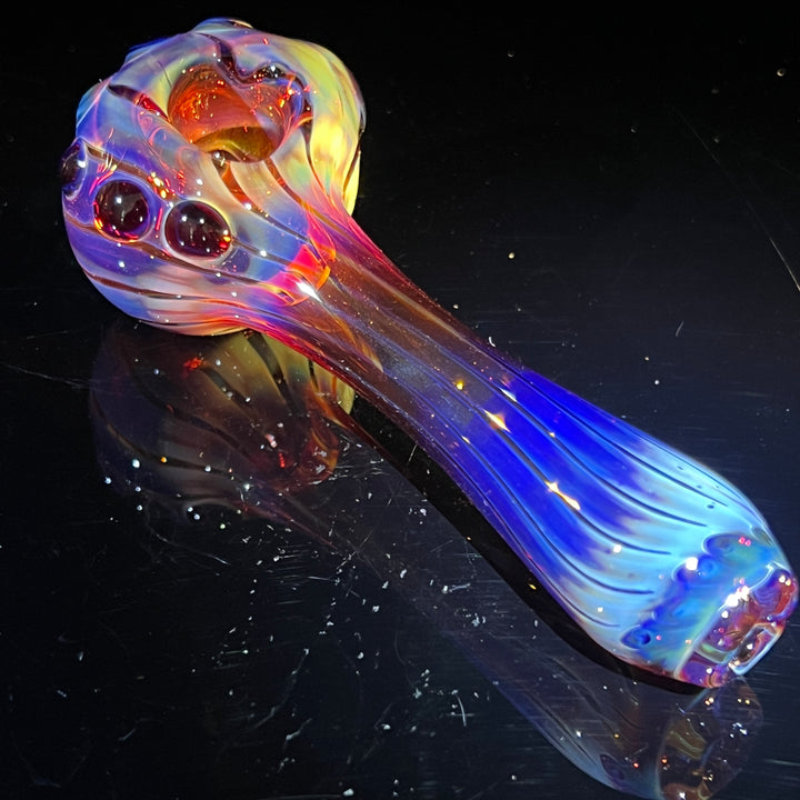 Left Handed Purple Creek Starlink Pipe Glass Pipe Taggart Glass   