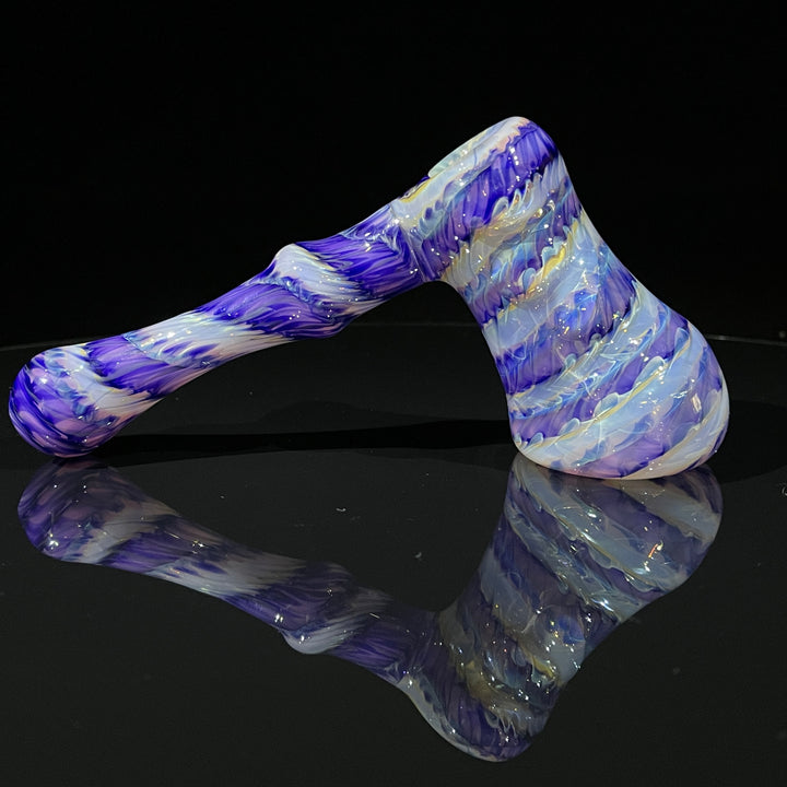 Cheshire Purple Bubbler Glass Pipe Jedi Glassworks