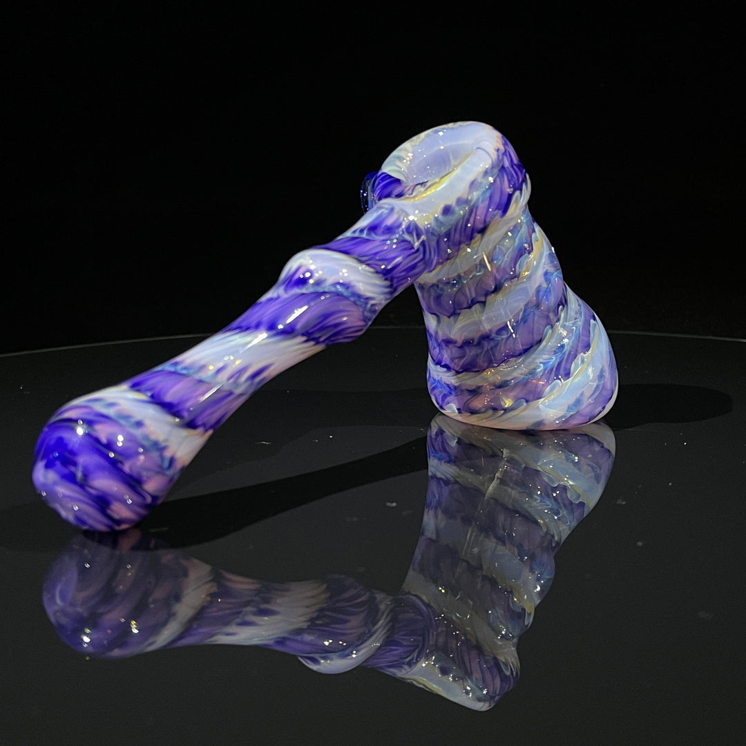 Cheshire Purple Bubbler Glass Pipe Jedi Glassworks