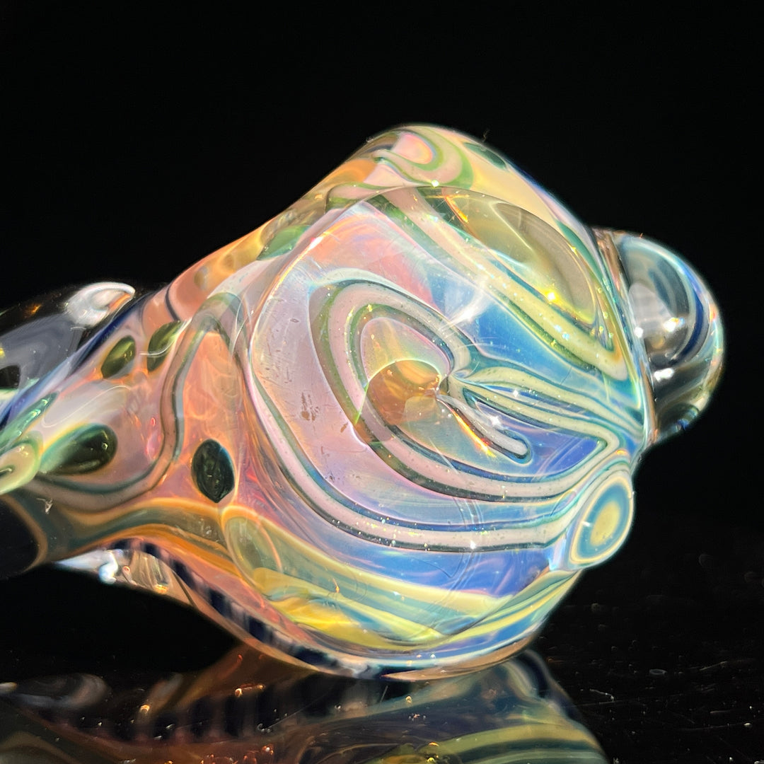 Molten Twisted Chaos Spoon Glass Pipe Molten Imagination