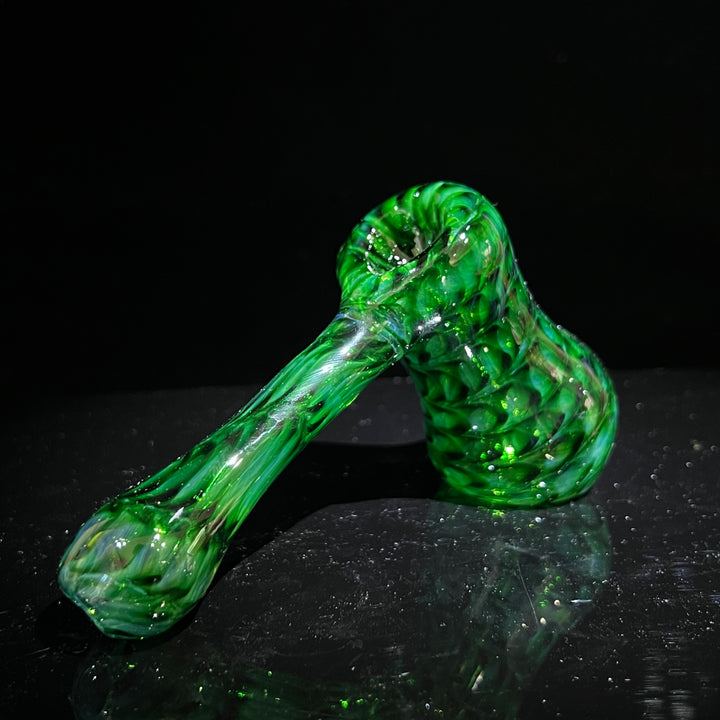 Experimental Green Hammer Bubbler Glass Pipe Jedi Glassworks   