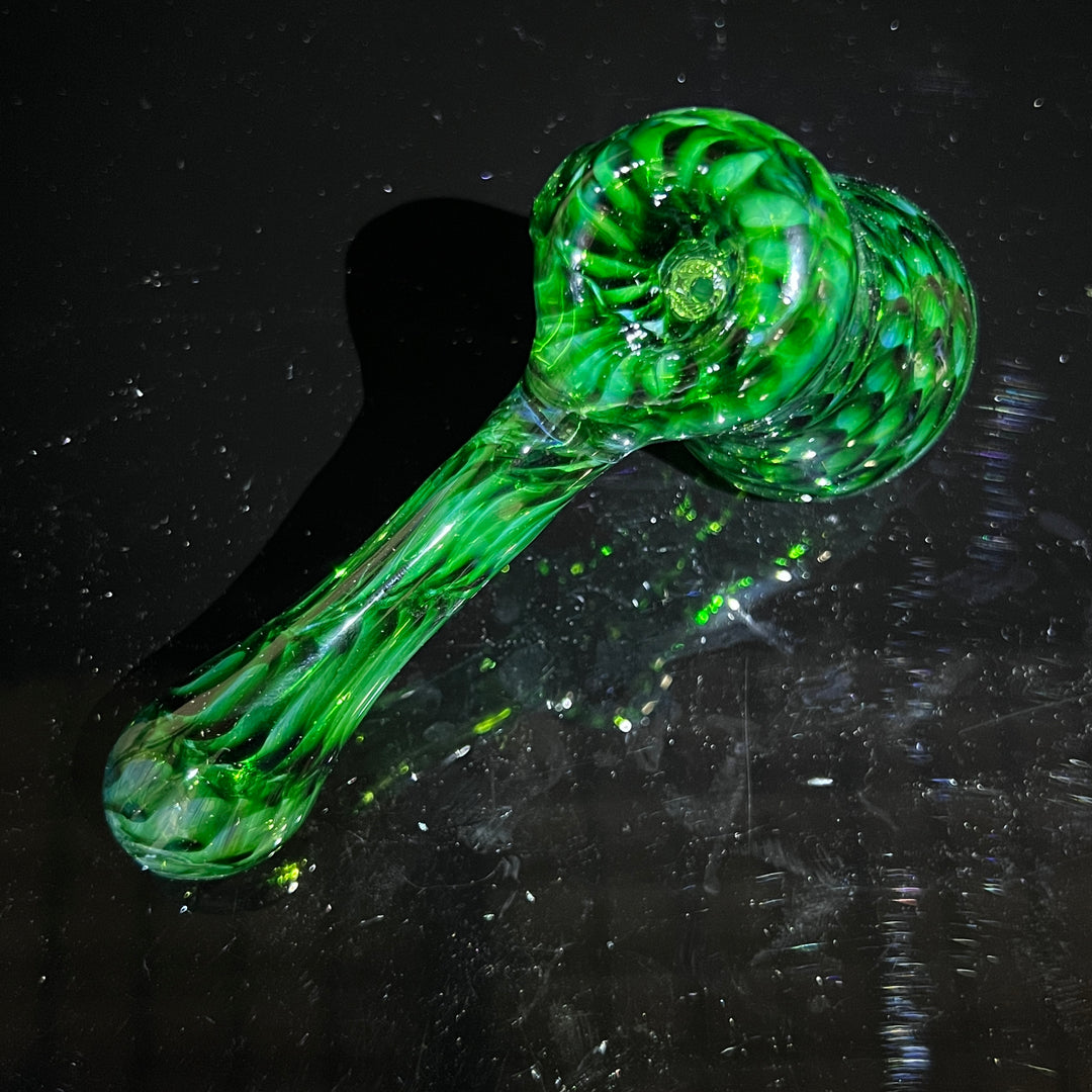 Experimental Green Hammer Bubbler Glass Pipe Jedi Glassworks   