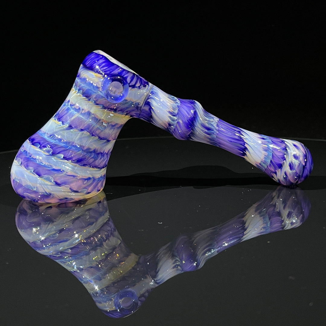 Cheshire Purple Bubbler Glass Pipe Jedi Glassworks