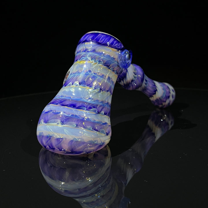 Cheshire Purple Bubbler Glass Pipe Jedi Glassworks