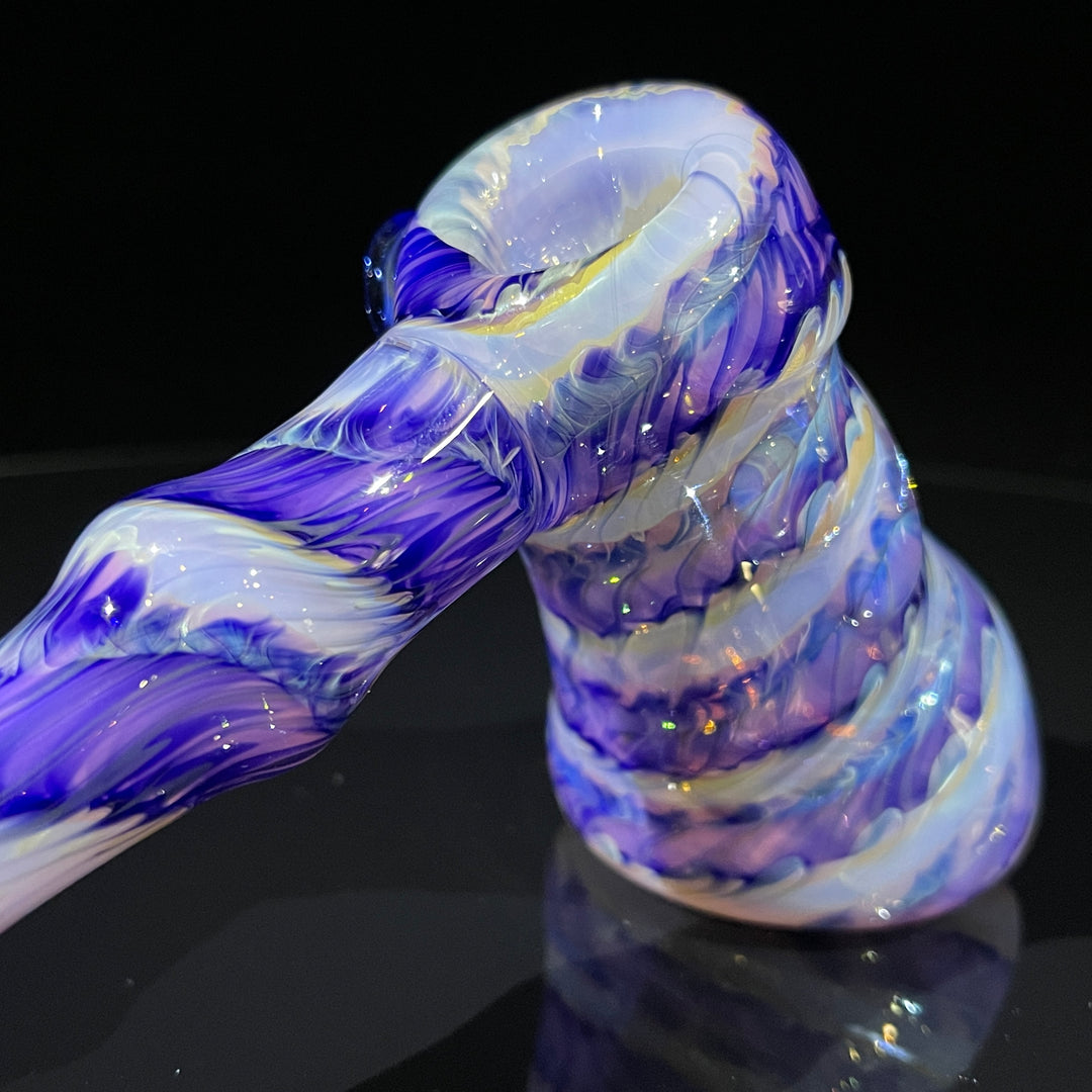 Cheshire Purple Bubbler Glass Pipe Jedi Glassworks