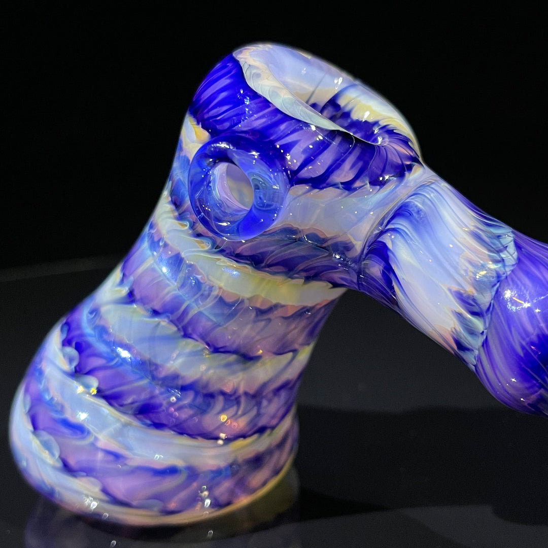 Cheshire Purple Bubbler Glass Pipe Jedi Glassworks