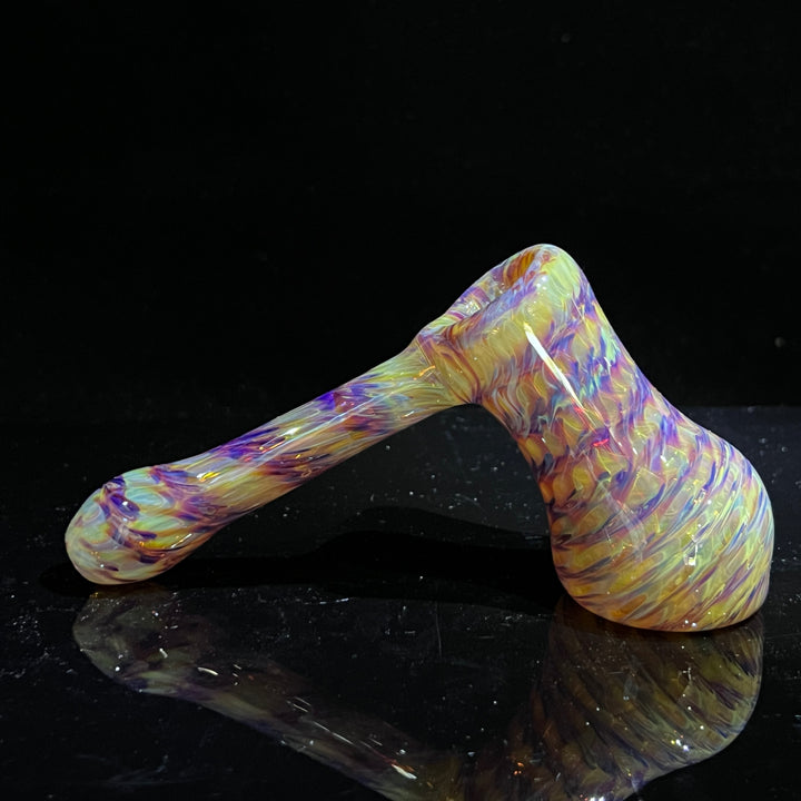 Multi-Color Hammer Bubbler Glass Pipe Jedi Glassworks   