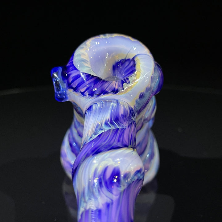 Cheshire Purple Bubbler Glass Pipe Jedi Glassworks