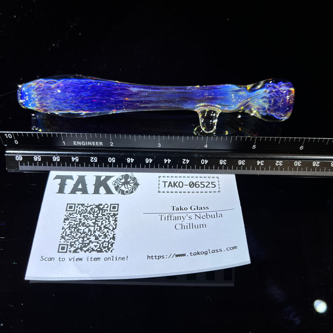 Tiffany's Nebula Chillum Glass Pipe Tako Glass   