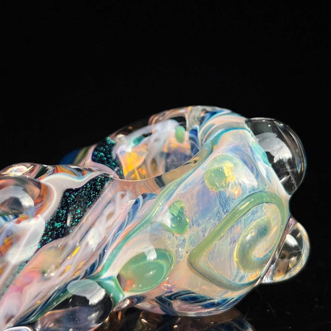 Molten Twisted Chaos Spoon Glass Pipe Molten Imagination