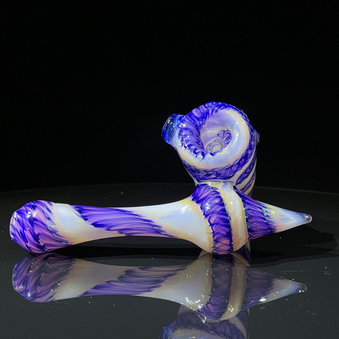 Cheshire Purple Sidecar Bubbler Glass Pipe Jedi Glassworks