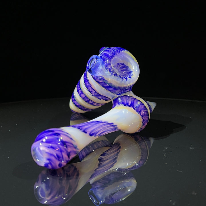 Cheshire Purple Sidecar Bubbler Glass Pipe Jedi Glassworks