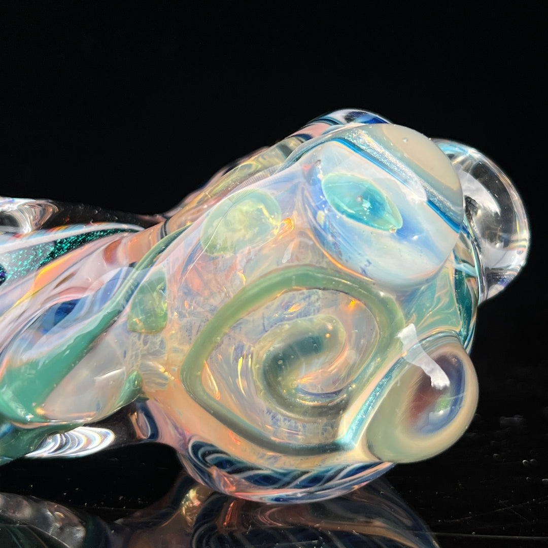 Molten Twisted Chaos Spoon Glass Pipe Molten Imagination