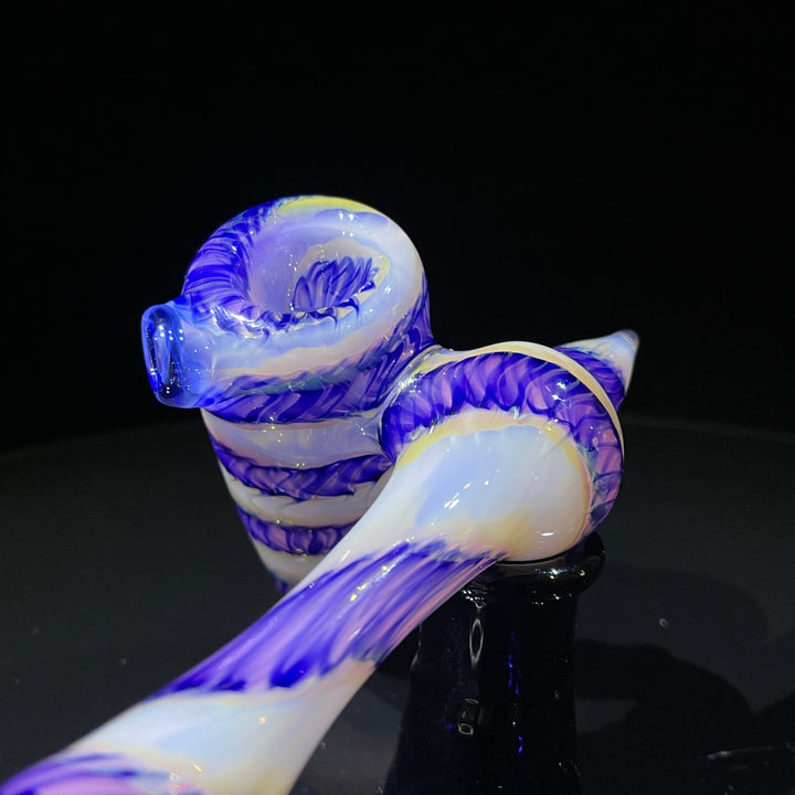 Cheshire Purple Sidecar Bubbler Glass Pipe Jedi Glassworks