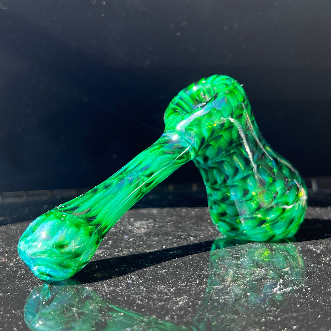 Experimental Green Hammer Bubbler Glass Pipe Jedi Glassworks   