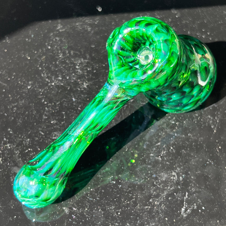 Experimental Green Hammer Bubbler Glass Pipe Jedi Glassworks   