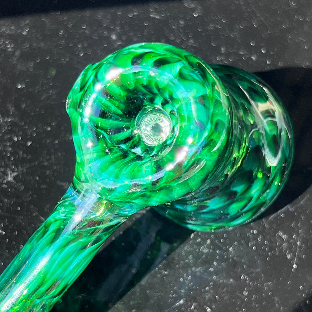 Experimental Green Hammer Bubbler Glass Pipe Jedi Glassworks   