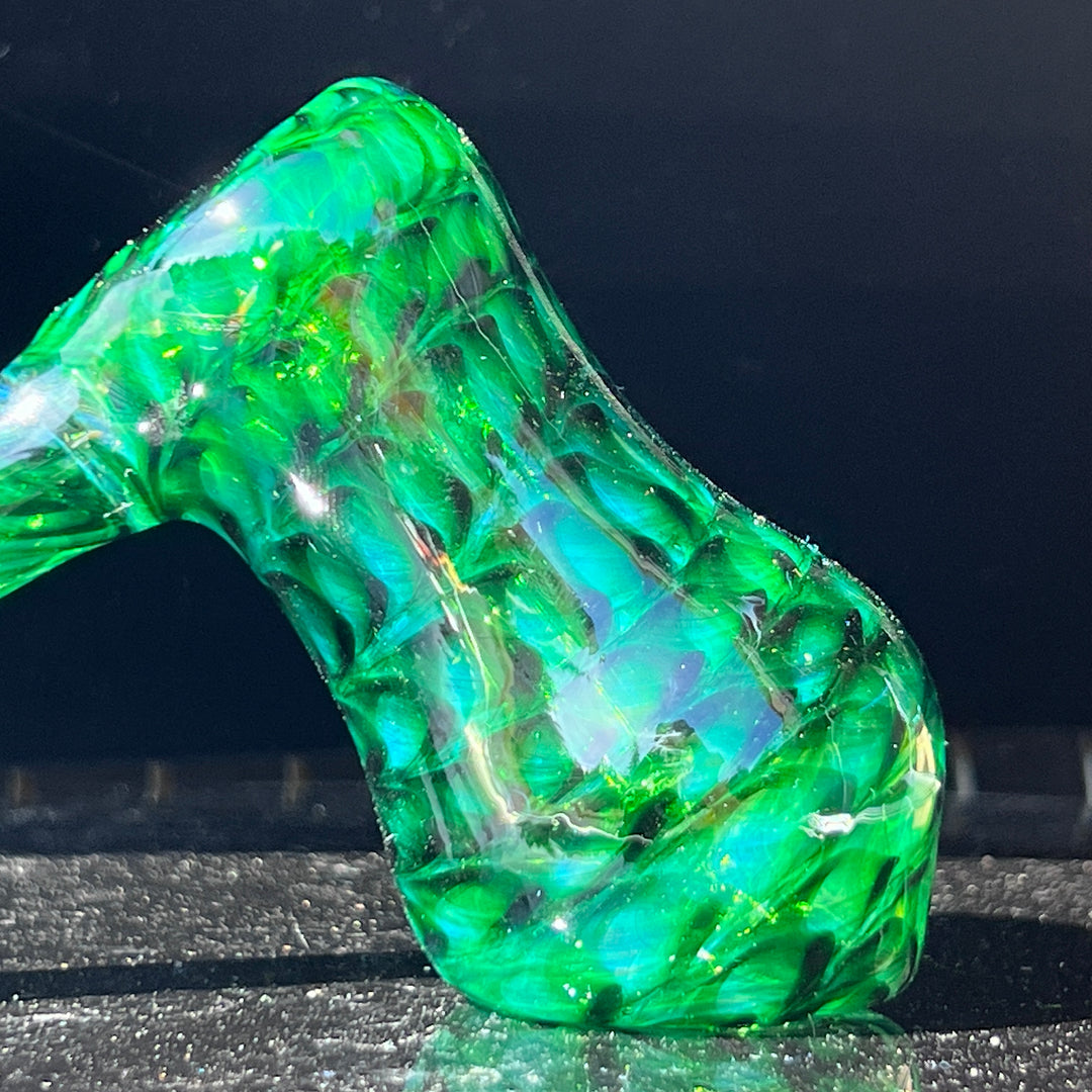 Experimental Green Hammer Bubbler Glass Pipe Jedi Glassworks   