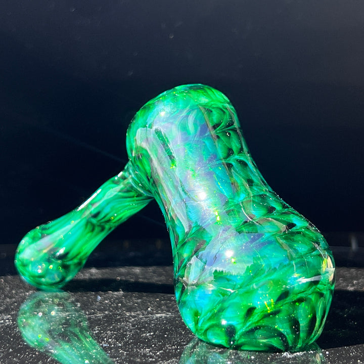 Experimental Green Hammer Bubbler Glass Pipe Jedi Glassworks   