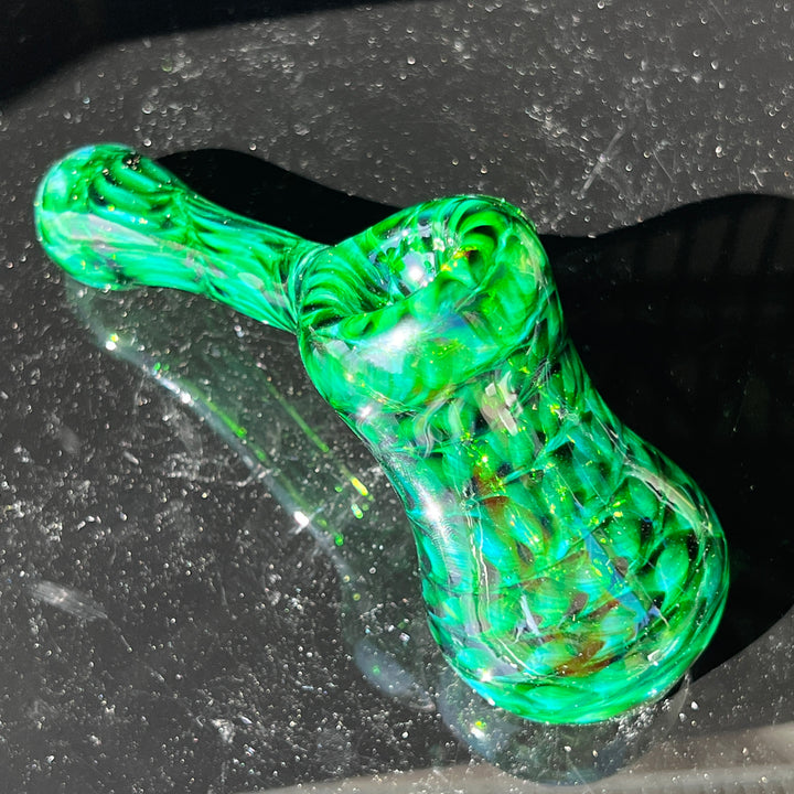 Experimental Green Hammer Bubbler Glass Pipe Jedi Glassworks   