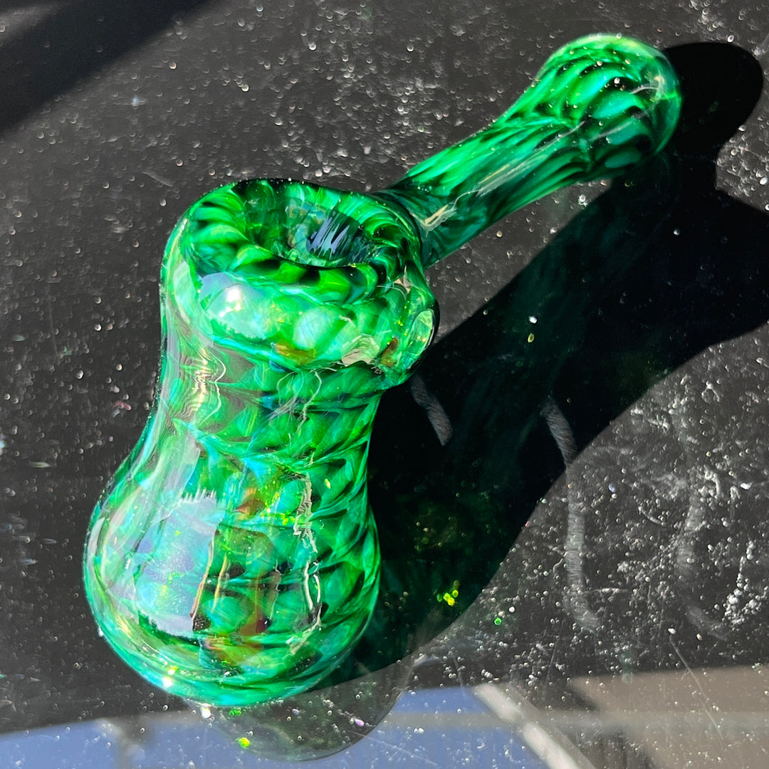 Experimental Green Hammer Bubbler Glass Pipe Jedi Glassworks   