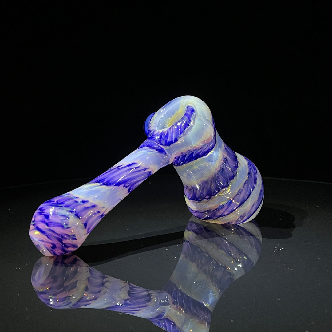 Cheshire Purple Bubbler Glass Pipe Jedi Glassworks