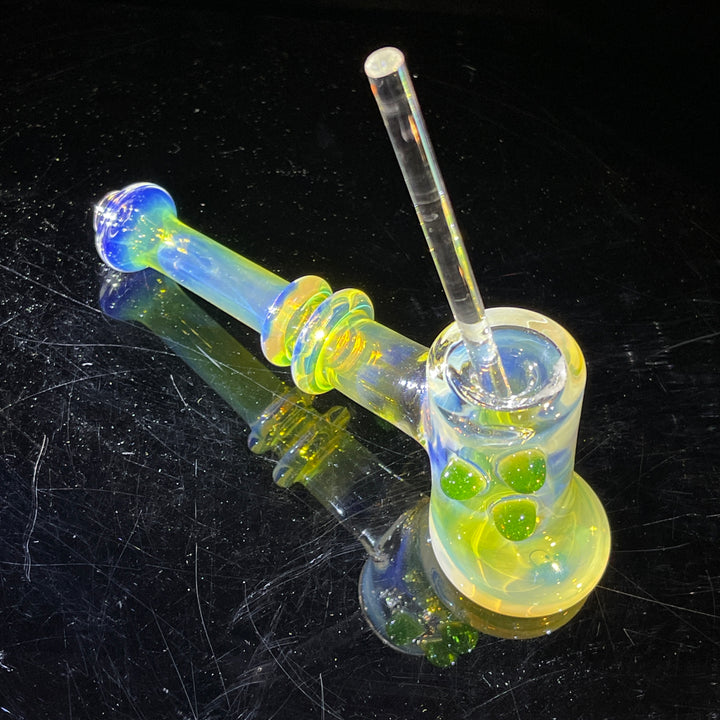 Silver Fumed Hash Hammer Glass Pipe Crondo Glassics   