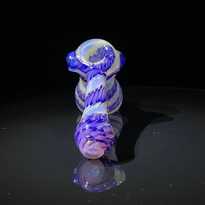 Cheshire Purple Bubbler Glass Pipe Jedi Glassworks