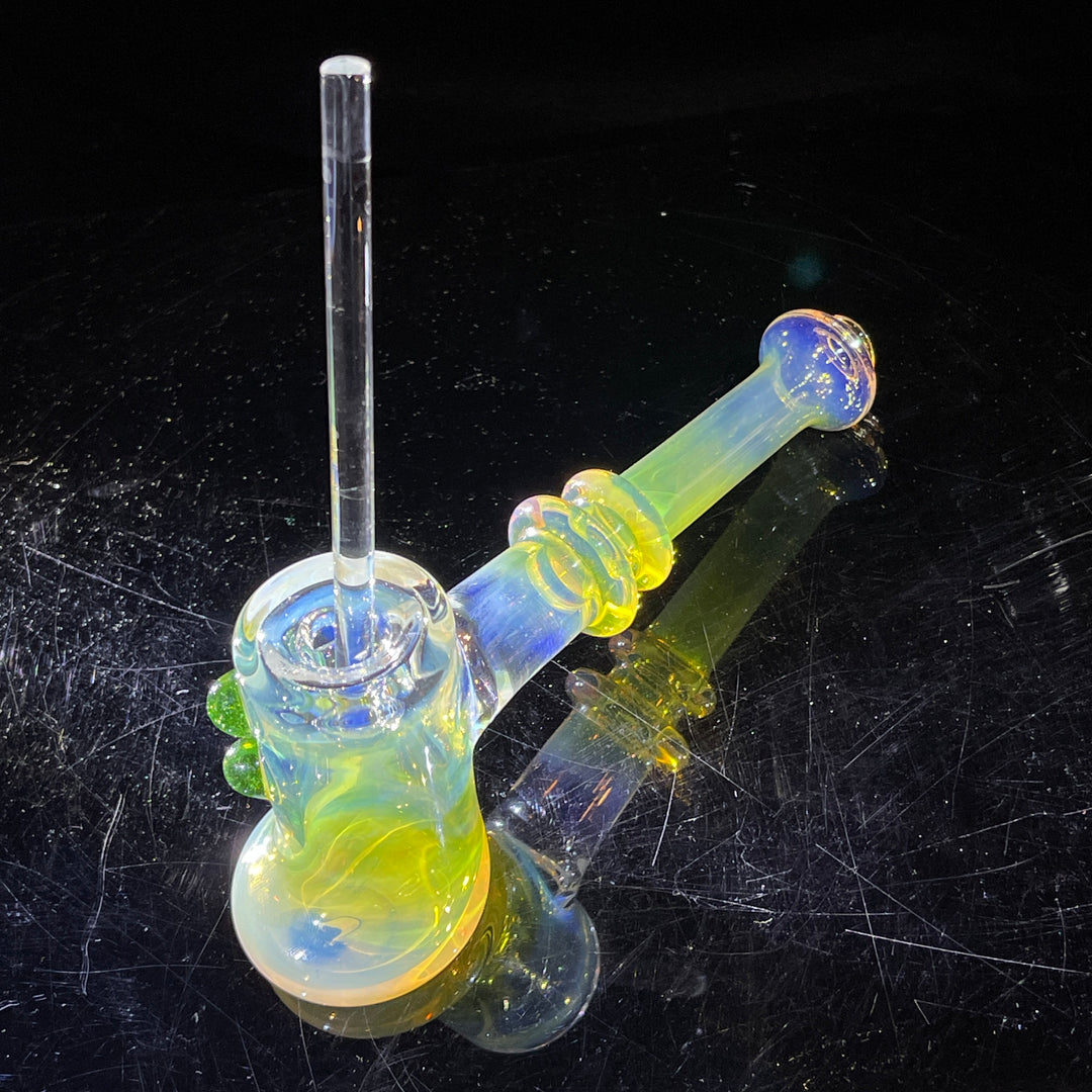 Silver Fumed Hash Hammer Glass Pipe Crondo Glassics   