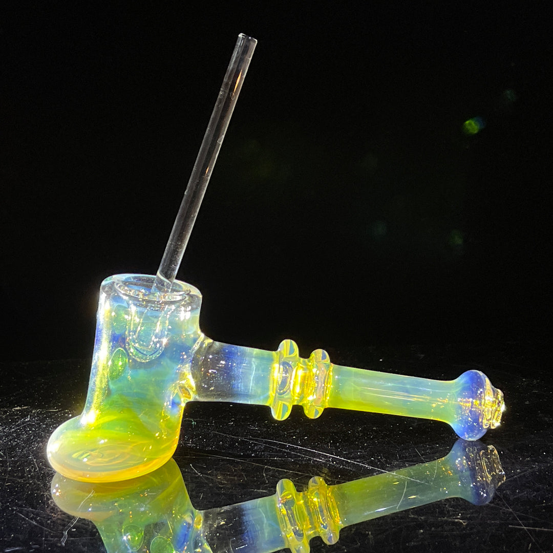 Silver Fumed Hash Hammer Glass Pipe Crondo Glassics   