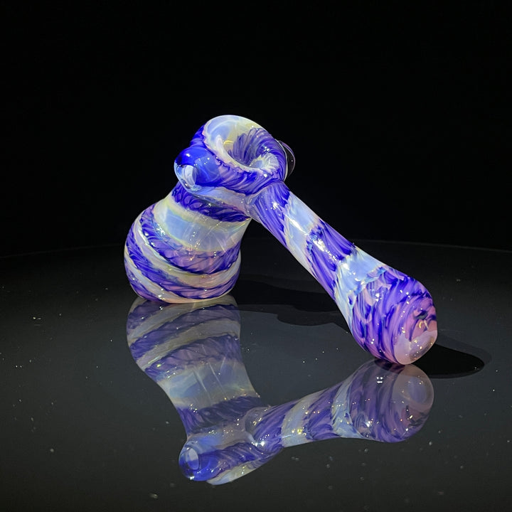 Cheshire Purple Bubbler Glass Pipe Jedi Glassworks