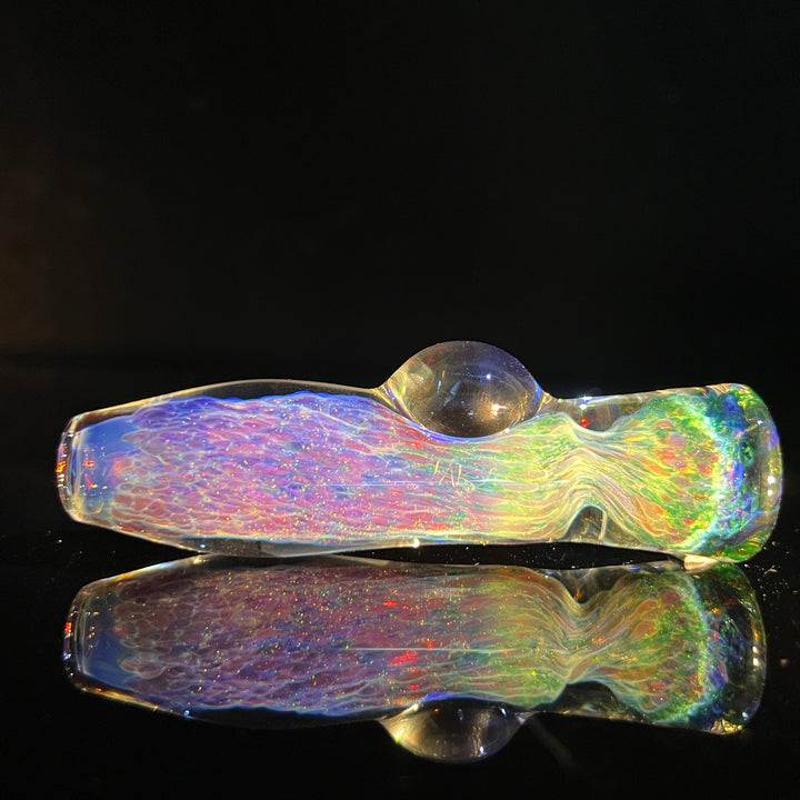 Purple Nebula Space Dust Chillum Glass Pipe Tako Glass   