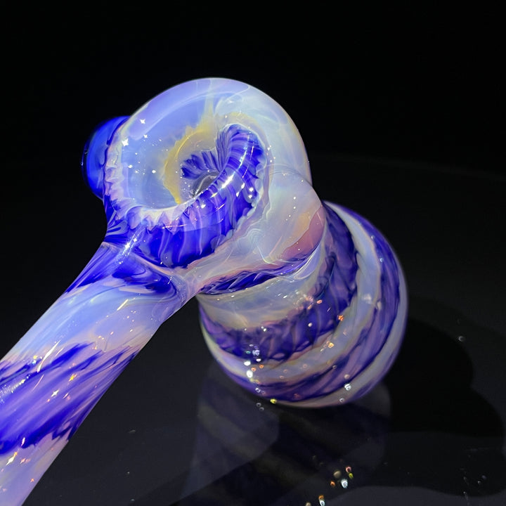 Cheshire Purple Bubbler Glass Pipe Jedi Glassworks