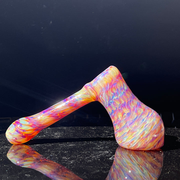 Multi-Color Hammer Bubbler Glass Pipe Jedi Glassworks   