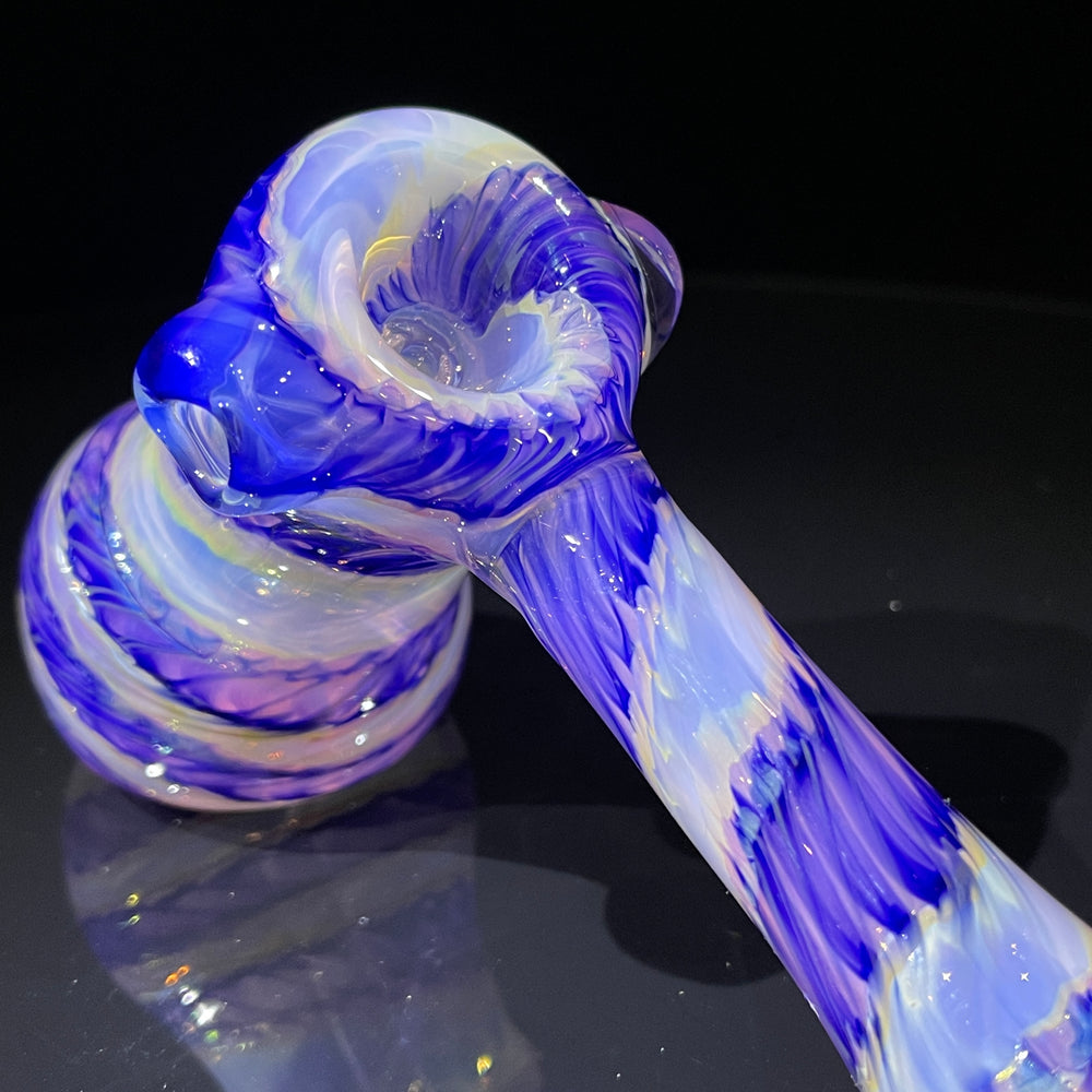 Cheshire Purple Bubbler Glass Pipe Jedi Glassworks