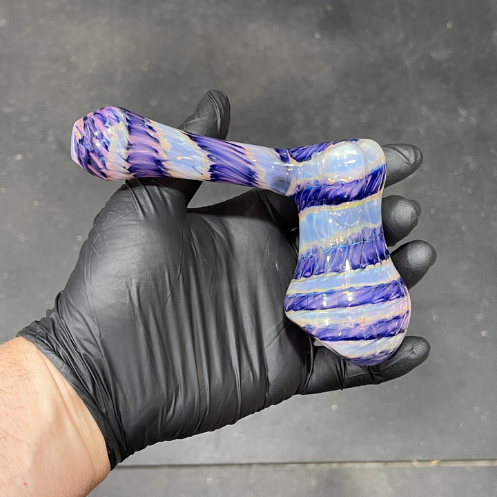 Cheshire Purple Bubbler Glass Pipe Jedi Glassworks