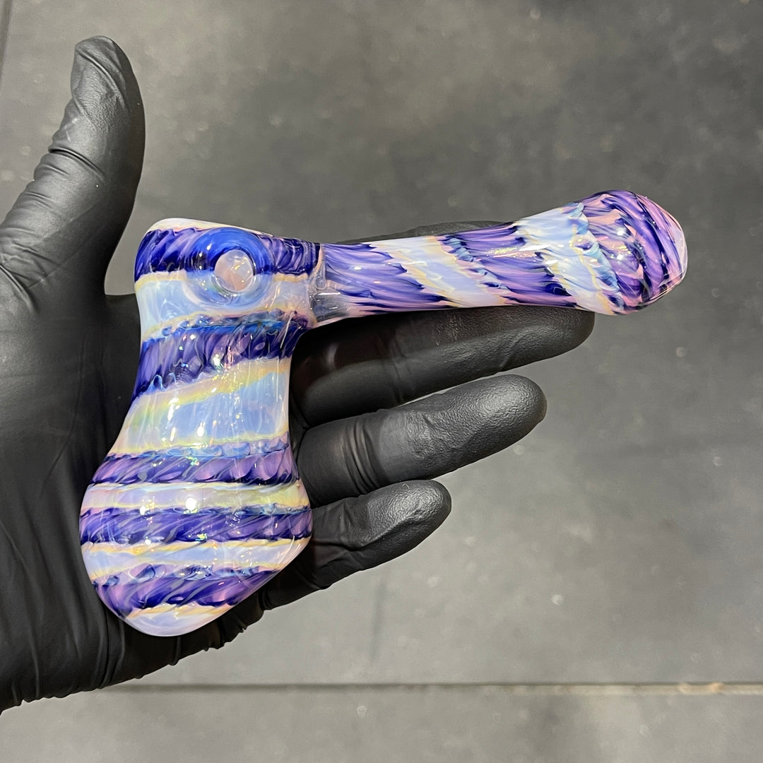 Cheshire Purple Bubbler Glass Pipe Jedi Glassworks