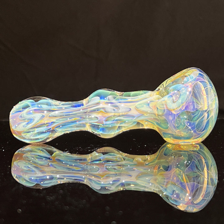 Large Ghost Flame Pipe Glass Pipe Tiny Mike   