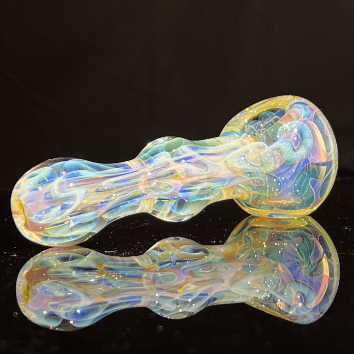 Large Ghost Flame Pipe Glass Pipe Tiny Mike   