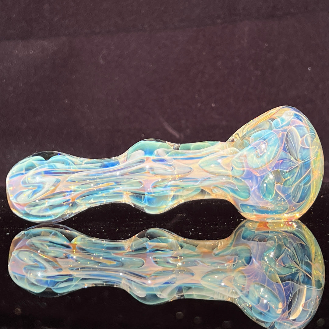 Large Ghost Flame Pipe Glass Pipe Tiny Mike   