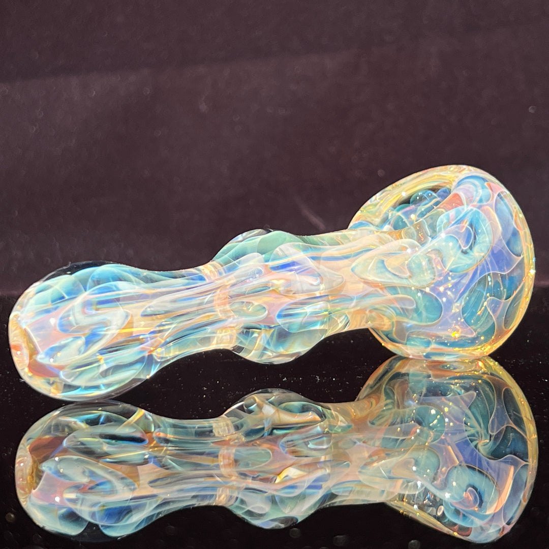 Large Ghost Flame Pipe Glass Pipe Tiny Mike   