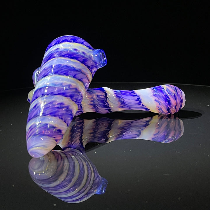 Cheshire Purple Sidecar Bubbler Glass Pipe Jedi Glassworks