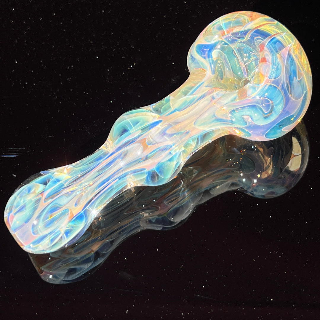 Large Ghost Flame Pipe Glass Pipe Tiny Mike   